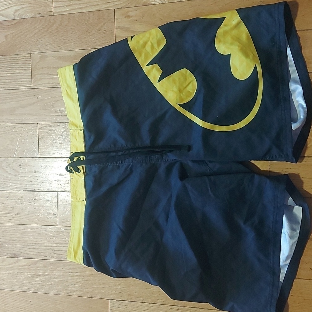 Batman swim trunks large